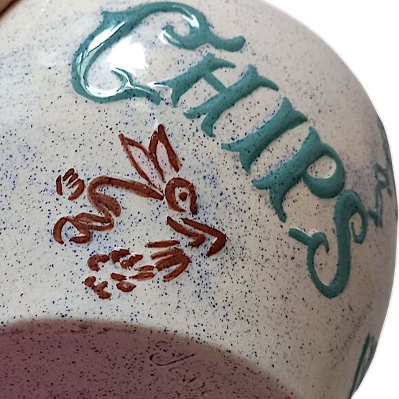 Holland Mold Melamine Popcorn Bowl Plastic Snack Pretzel Handpainted Vintage 70s - Picture 7 of 16